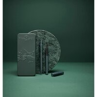 Faber-Castell 201535 Geschenkset Grip Edition – Füller M & Kugelschreiber XB, mistletoe, Metalletui