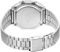 Casio A168WA Unisex Digital Watch, Stainless Steel Band, Retro Display, Backlight, Stopwatch, Alarm, 30m Water Resistant