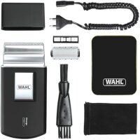Wahl Travel Shaver – Cordless, rechargeable mens electric shaver, compact & portable for hair and beard care, ideal for travel