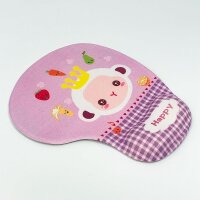 MARCELEN 2er Mauspad Set mit weicher Handstütze, 1x Maus-Design + 1x Affe, ergonomisch, rutschfest, waschbar, kompatibel mit Optik-/Laser