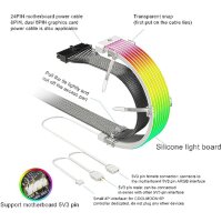 COOLMOON AL300 Neon-LED-Kabel zur PC-Dekoration,...