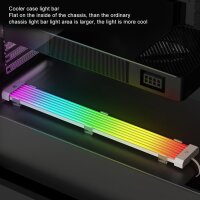 COOLMOON AL300 Neon LED Cable for PC Decoration, Illuminated 5V RGB Strip 3-Pin for Motherboard, Graphics Card & Power Supply Cable