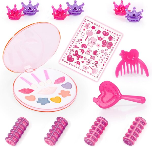 Bayer Design B2890088 / 90088AA Schmink- & Frisierkopf Charlene Super Model – inkl. Kosmetik & Zubehör, blond