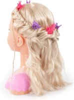 Bayer Design B2890088 / 90088AA Schmink- & Frisierkopf Charlene Super Model – inkl. Kosmetik & Zubehör, blond