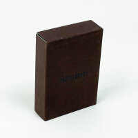 Secrid Miniwallet Leo Grey, kompakte Geldbörse, RFID-Schutz, Platz für Karten & Scheine, 6.8x10.2x2.1cm