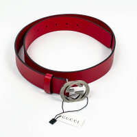 Gucci Gürtel Leder, GG-Schnalle, Größe...