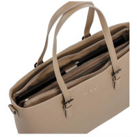 DANIEL RA Lithgow Handtasche DR18.1619.06, 15L, beige, 31x43x14,5cm, Laptopfach, eleganter Shopper