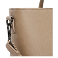 DANIEL RA Lithgow Handtasche DR18.1619.06, 15L, beige, 31x43x14,5cm, Laptopfach, eleganter Shopper