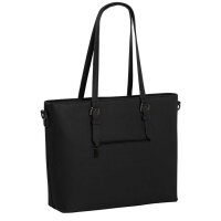 Daniel Ray DR18.1619.00 Laptopshopper, Handtasche, 15L, 31x43x14,5cm, schwarz, großes Fach, modern, robust