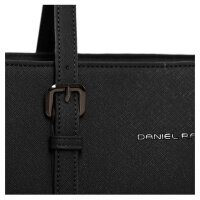 Daniel Ray DR18.1619.00 Laptopshopper, Handtasche, 15L, 31x43x14,5cm, schwarz, großes Fach, modern, robust