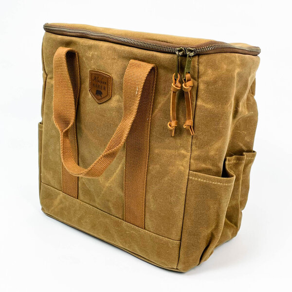 Alaskan Maker Cooler Bag 20L, Havana/Khaki, Insulated, Robust, Carry Bag for Outdoor Use, Picnics, Camping