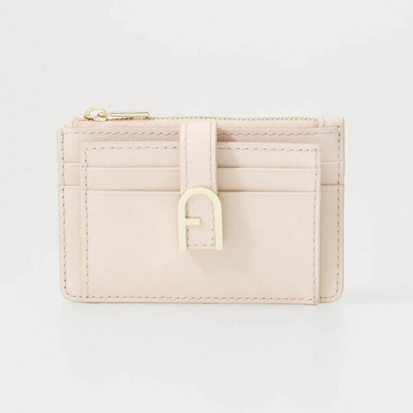Furla FLOW M CARD CASE wallet, azalea, card case, compact design, fine leather, multiple card slots