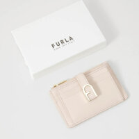 Furla FLOW M CARD CASE wallet, azalea, card case, compact design, fine leather, multiple card slots