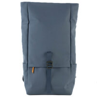 Alaskan Maker SITKA Backpack 16L, navy blue, durable canvas, leather details, laptop compartment, vintage style, unisex
