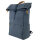 Alaskan Maker SITKA Backpack 16L, navy blue, durable canvas, leather details, laptop compartment, vintage style, unisex