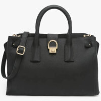 Etrier Stachel M stirrup, leather, black, size 36x18x25...