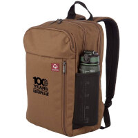 Wolverine 100 Years Caterpillar Backpack, Brown, 18x12.5x9, robust daypack, versatile, striking design