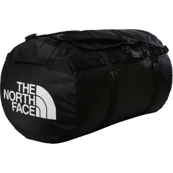 The North Face Base Camp Duffel XXL travel bag, detachable shoulder straps, robust, 48x80x48cm, TNF Black/White