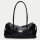 Aest Studios shoulder bag L, calfskin leather, black, 39.5x13.5x18cm, model AC-001H-BK001, spacious, elegant
