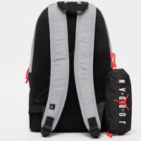 Jordan Jan Air school backpack 40070027, grey/black, robust backpack, large main compartment, padded straps, sporty design