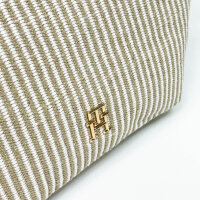 Tommy Hilfiger AW0AW17177 Sling Bag, handbag, beige, detachable & adjustable handle, premium beach style