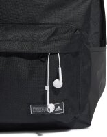Adidas Classic 3S Unisex Backpack, sporty daypack, 3-Stripes design, padded shoulder straps, robust, versatile