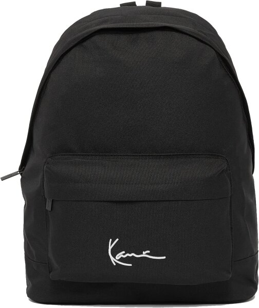 Karl Kani Signature Essential Backpack, 100% Polyester, Black, spacious, adjustable straps, stylish, robust