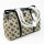 Guess BEYZA GIRLFRIEND TOTE Damen Handtasche, schwarz, Logo-Print, Polyester/Baumwolle, geräumig, modisch