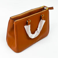 Prada Galleria handbag, leather orange, 28x20x12 cm,...