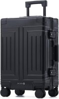 GMT Zero 20" Aluminum Carry-on Suitcase, Black,...