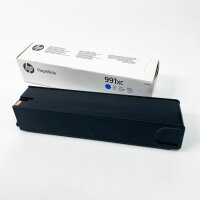 HP 991XC Cyan Tintenpatrone, M0K06XC, PageWide, für...