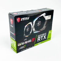 MSI GeForce RTX 2060 GAMING Z 6G, used 6GB GDDR6 graphics card, powerful, quiet, VR-ready