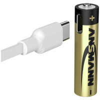 Ansmann 1311-0031 AAA Akku, Lithium, 400mAh, 1.5V, 8er Pack, wiederaufladbar, hohe Leistung, langlebig