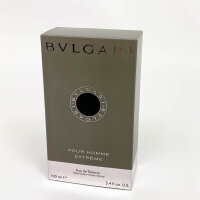 Bvlgari Pour Homme Extreme, Eau de Toilette, 100 ml, Herrenduft, frischer, maskuliner Duft, eleganter Flakon