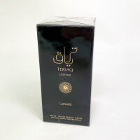 Teriaq Intense Unisex Perfume 100ml, Arabian fragrance from Dubai, long-lasting, refillable 5ml atomizer, intense aroma fragrance