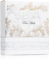 Lattafa Pure Musk EdP 100ml, Unisex Parfum, sanfter Moschusduft, langanhaltend, eleganter Flakon, ideal für Alltag und besondere Anlässe
