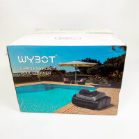 WYBOT C1 pool robot, battery-powered, intelligent route planning, fully automatic, cleans floor/walls/waterline, 150 min runtime, 150m²
