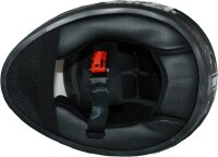 protectWEAR Motorradhelm XL, FS-801-99, Integralhelm, schwarz/grau, Belüftung, Komfortpolster, sportliches Design
