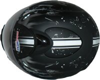protectWEAR Motorradhelm XL, FS-801-99, Integralhelm, schwarz/grau, Belüftung, Komfortpolster, sportliches Design