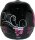 protectWEAR FS-801-99 Motorcycle Helmet, Full Face Helmet, Black/Grey/Pink, Sporty Design, Ventilation, Visor