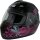 protectWEAR FS-801-99 Motorcycle Helmet, Full Face Helmet, Black/Grey/Pink, Sporty Design, Ventilation, Visor