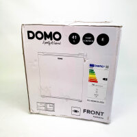 DOMO DO906K/03 Mini Fridge, 41L, white, energy class E, compact, quiet, ideal for office & bedroom