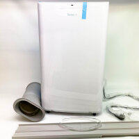 SereneLife Mobile Klimaanlage 13000BTU, 3in1 Klimagerät, Luftkühler, Entfeuchter, Ventilator, Abluftschlauch, für 46m², ohne Fernbedienung