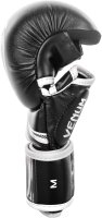 Venum Challenger 3.0 MMA Gloves L/XL, Black/White, Sparring, Padded, Velcro Closure, Durable Synthetic Leather