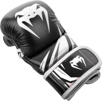 Venum Challenger 3.0 MMA Gloves L/XL, Black/White, Sparring, Padded, Velcro Closure, Durable Synthetic Leather