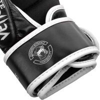 Venum Challenger 3.0 MMA Gloves L/XL, Black/White, Sparring, Padded, Velcro Closure, Durable Synthetic Leather