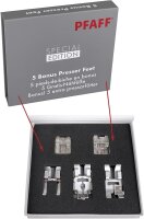 PFAFF expression 710 Special Edition sewing machine, computer-controlled, IDT system, 247 stitches, color touchscreen