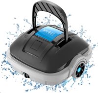 Cordless pool robot, battery-powered pool cleaner, dual...
