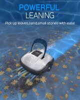 WYBOT Poolroboter Akku, Poolsauger, 100 Min Laufzeit,...