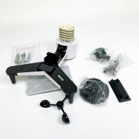 Sainlogic WS-3500 Wireless Weather Station, WiFi, 100m range, measures temperature, humidity, wind, air pressure, brightness